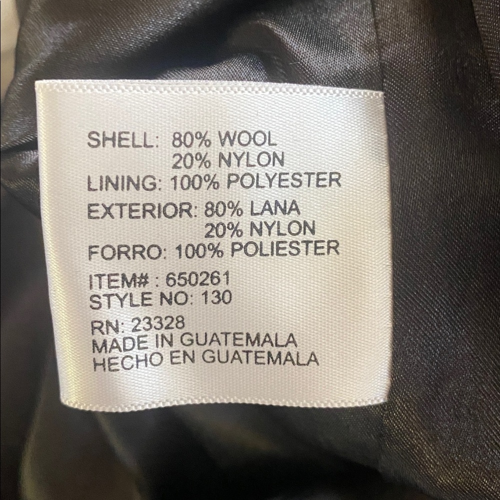 Kristen Blake Wool Elegant Black Coat. Small - Picture 11 of 12